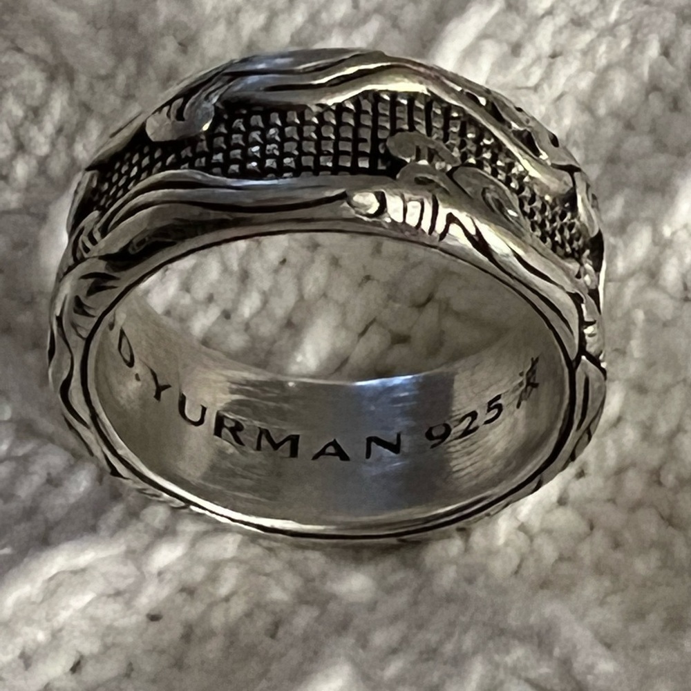 David Yurman Silver Waves Ring
